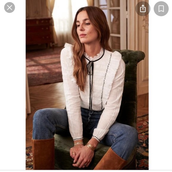 Sezane Tops - ✨HOST PICK✨ SEZANE | Valentine Blouse sz 34